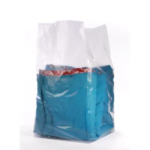 20" x 20" x 48" x 2 mil Clear Eco-Manufactured Plastic Side-Gusseted Bags (Case of 100)