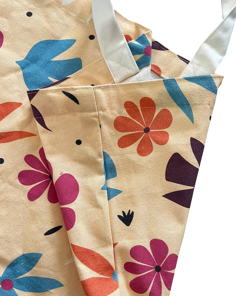 All Over Print Gusseted Grocery Tote Bag - Large