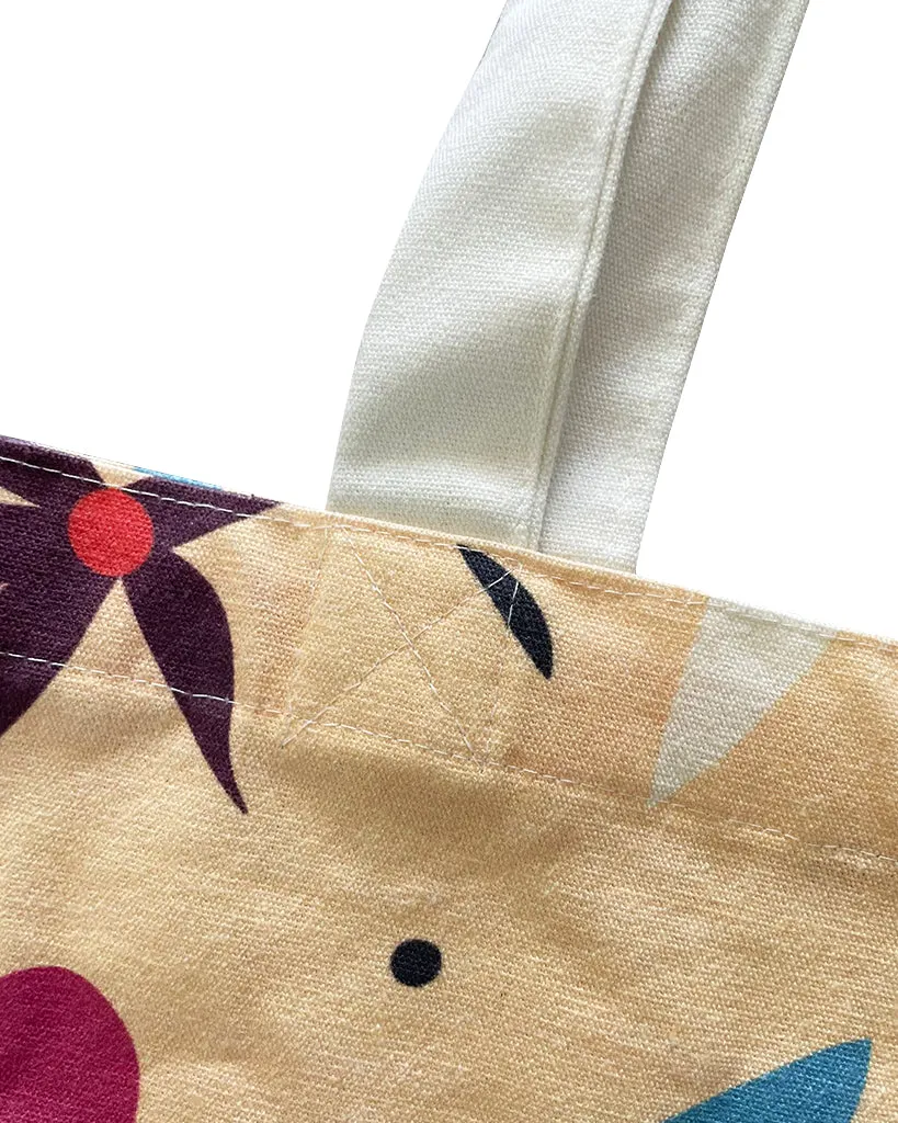 All Over Print Gusseted Grocery Tote Bag - Large