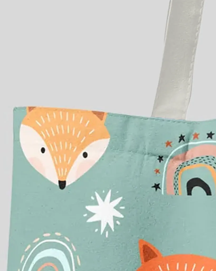 All Over Print Gusseted Grocery Tote Bag - Large