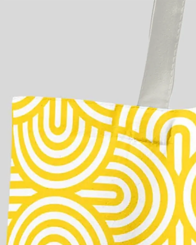All Over Print Gusseted Grocery Tote Bag - Large