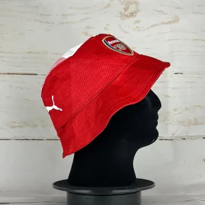 Arsenal 18/19 Upcycled Home Shirt Bucket Hat