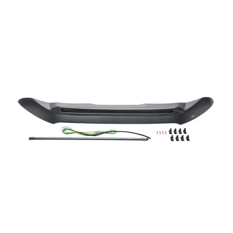 Auto Ventshade Aeroskin Lightshield Pro Bug Deflector - Black - Ford Midsize Truck 2019-22