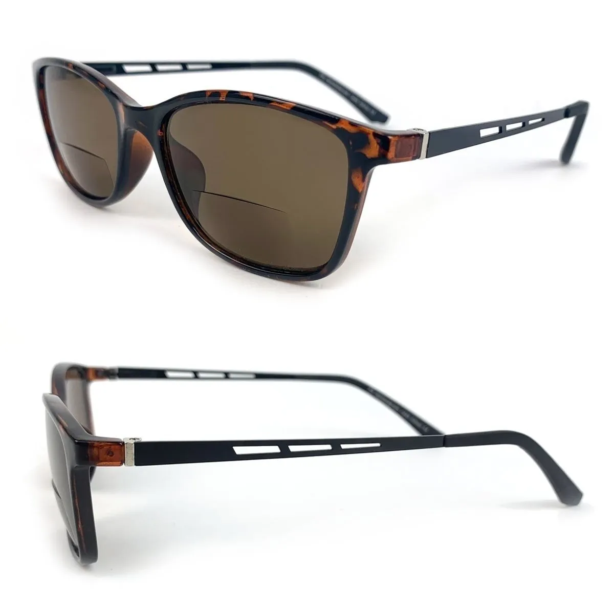 Bifocal Sun Readers Classic Frame Geek Retro Style Reading Sunglasses