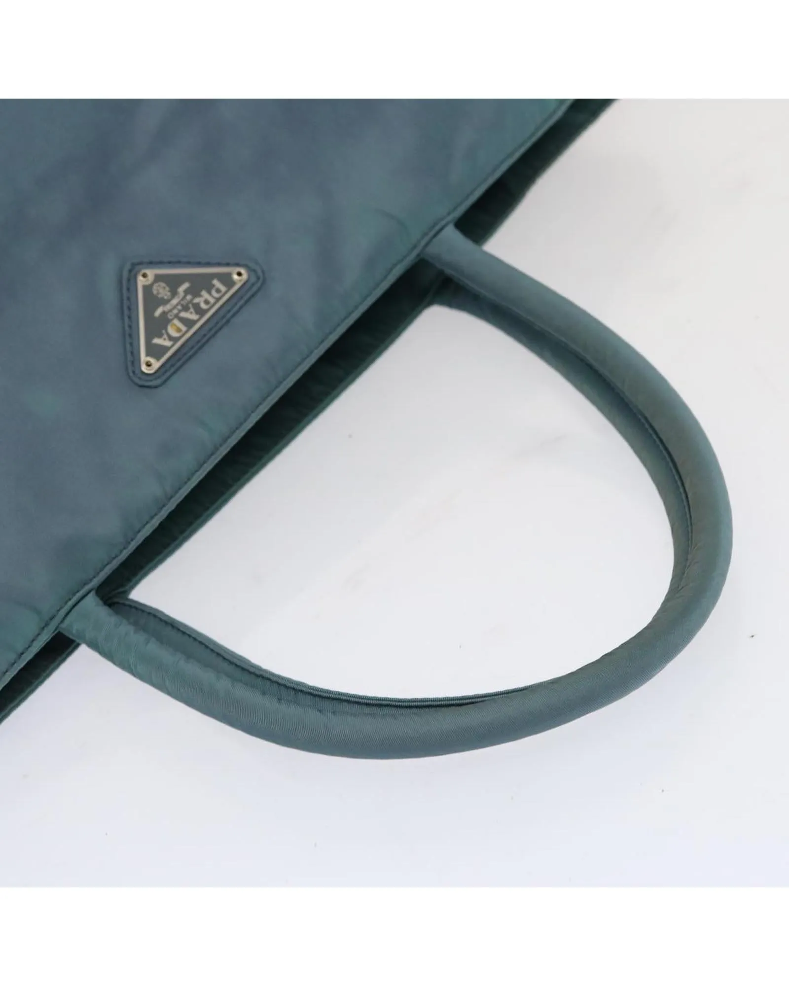 Blue Nylon Tote Bag - Italian Made