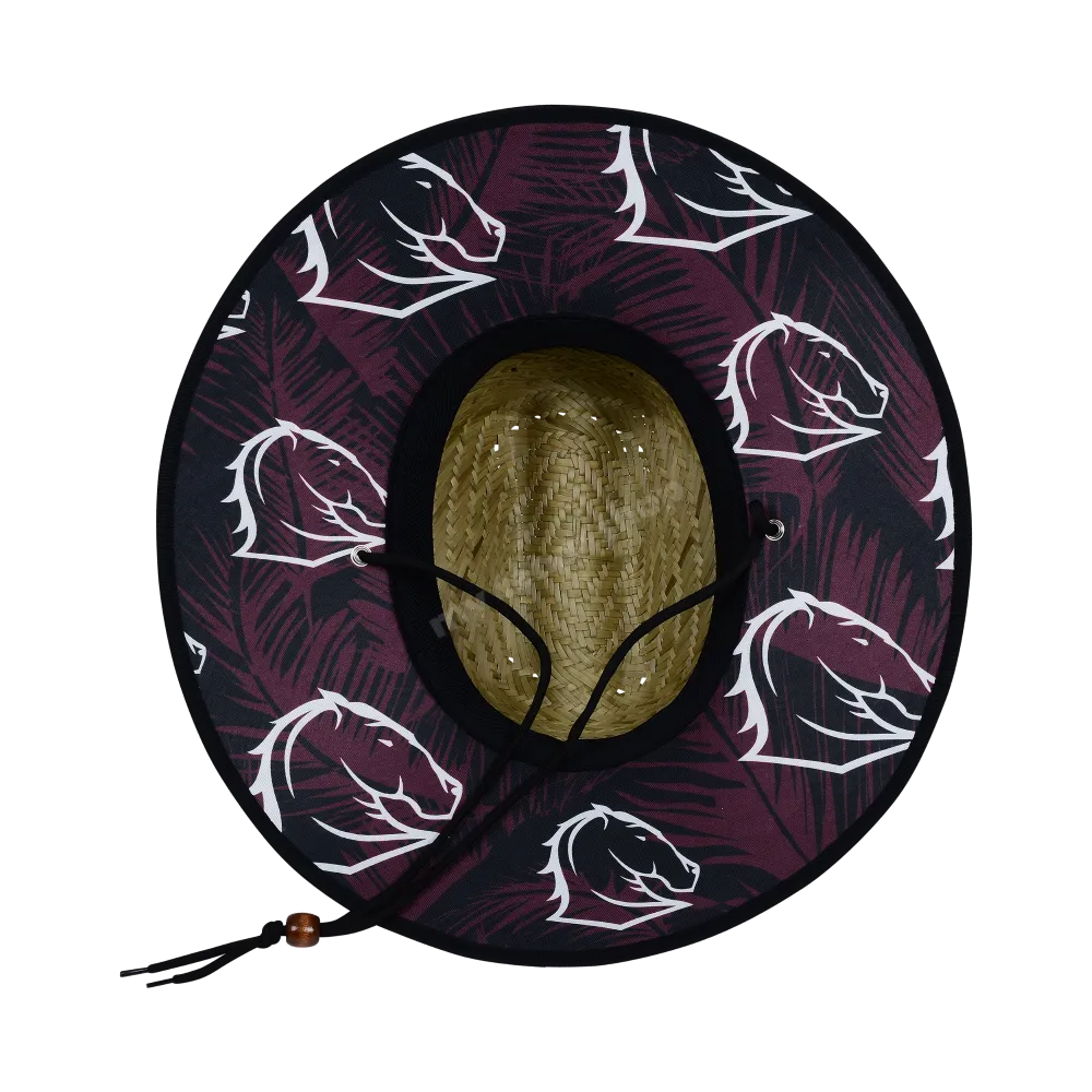 BRISBANE BRONCOS NRL STRAW HAT
