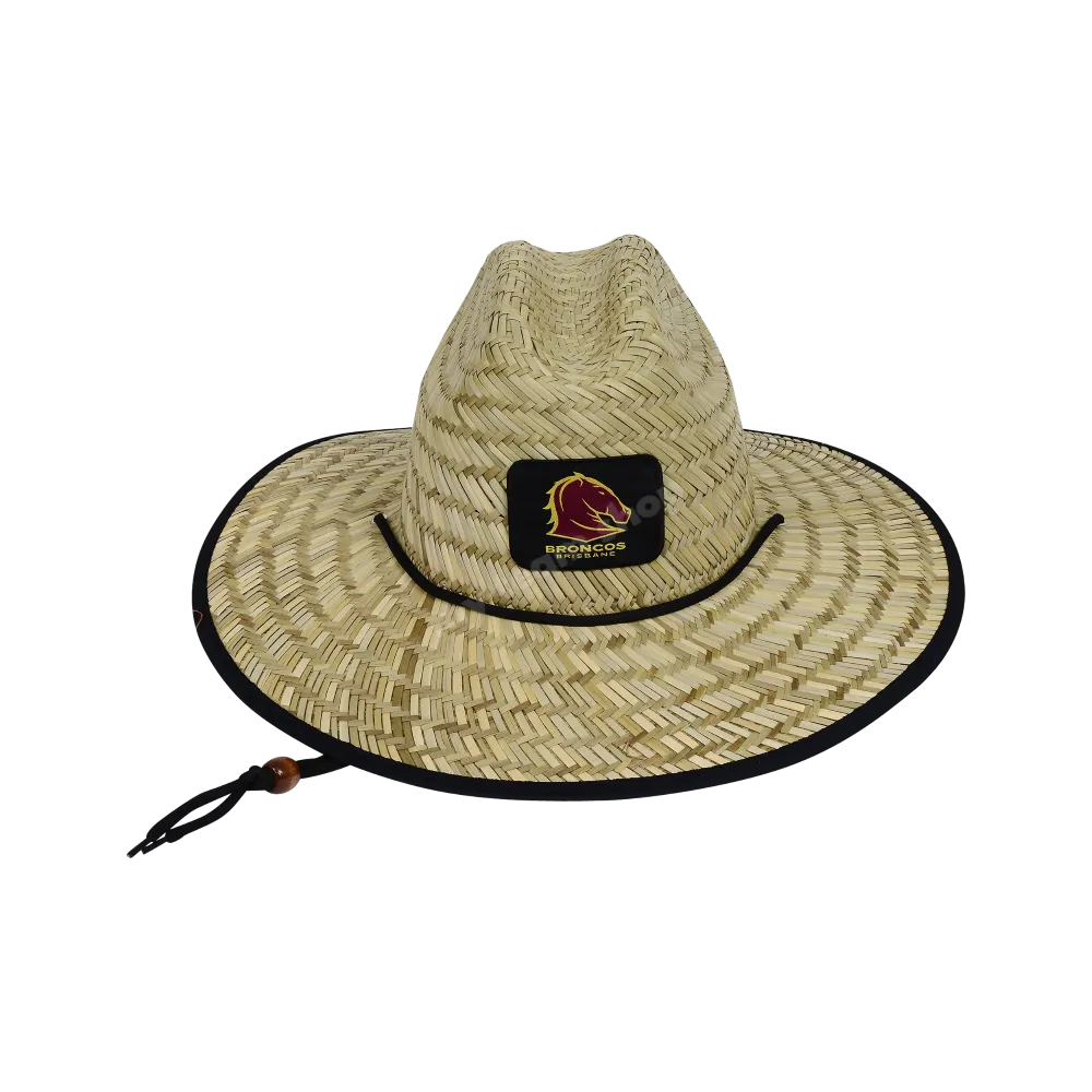 BRISBANE BRONCOS NRL STRAW HAT
