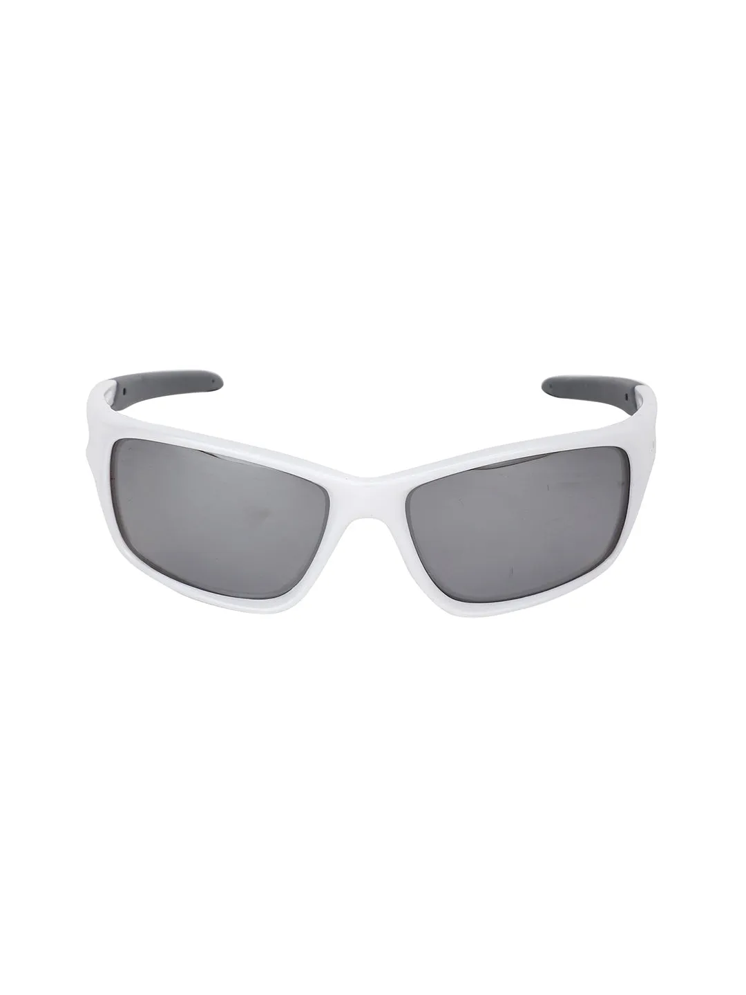 Carlton London Mirrored Lens  White Rectangle Sunglasses With Uv Protected Lens For Boy