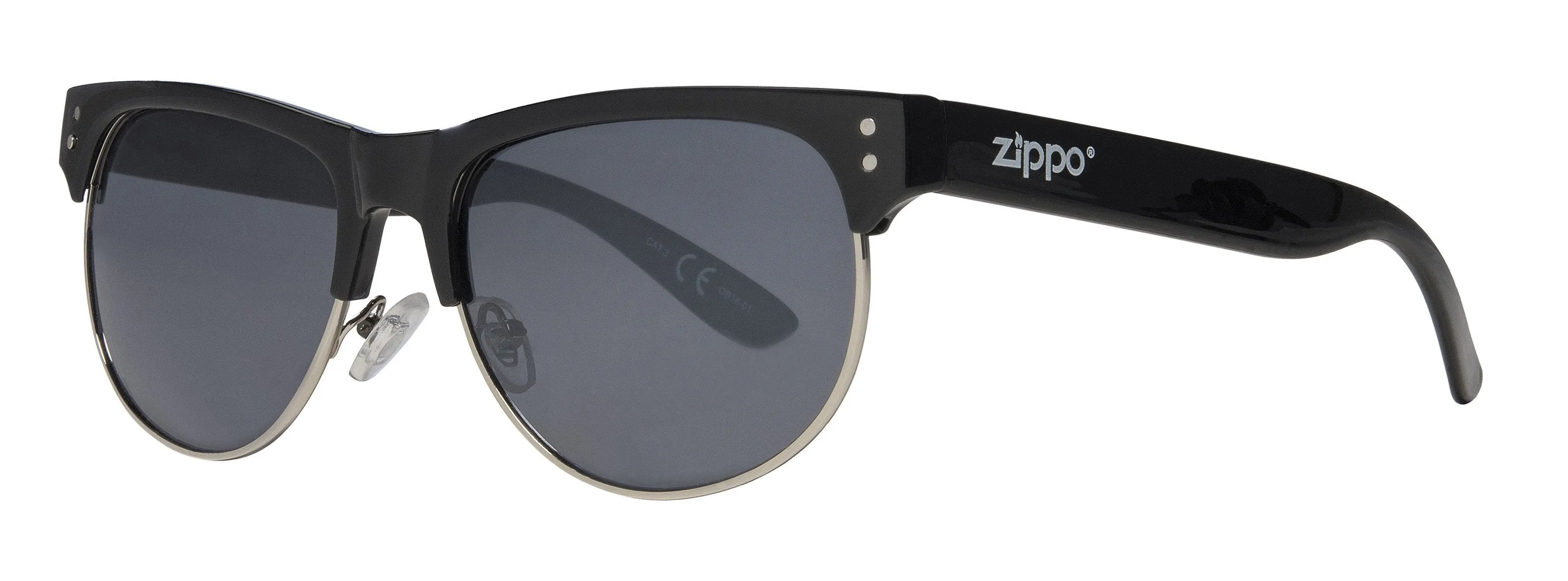 Classic Semi-Rimless Sunglasses