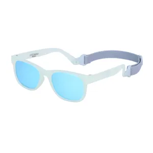 Classic Square Age 0-2, White Transparent with Pink Lens
