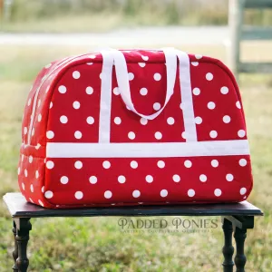 Custom Polka Dot Weekender Tote Bag