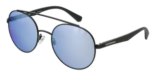 Emporio Armani 0EA2051 30011U Matte Black Aviator Sunglasses