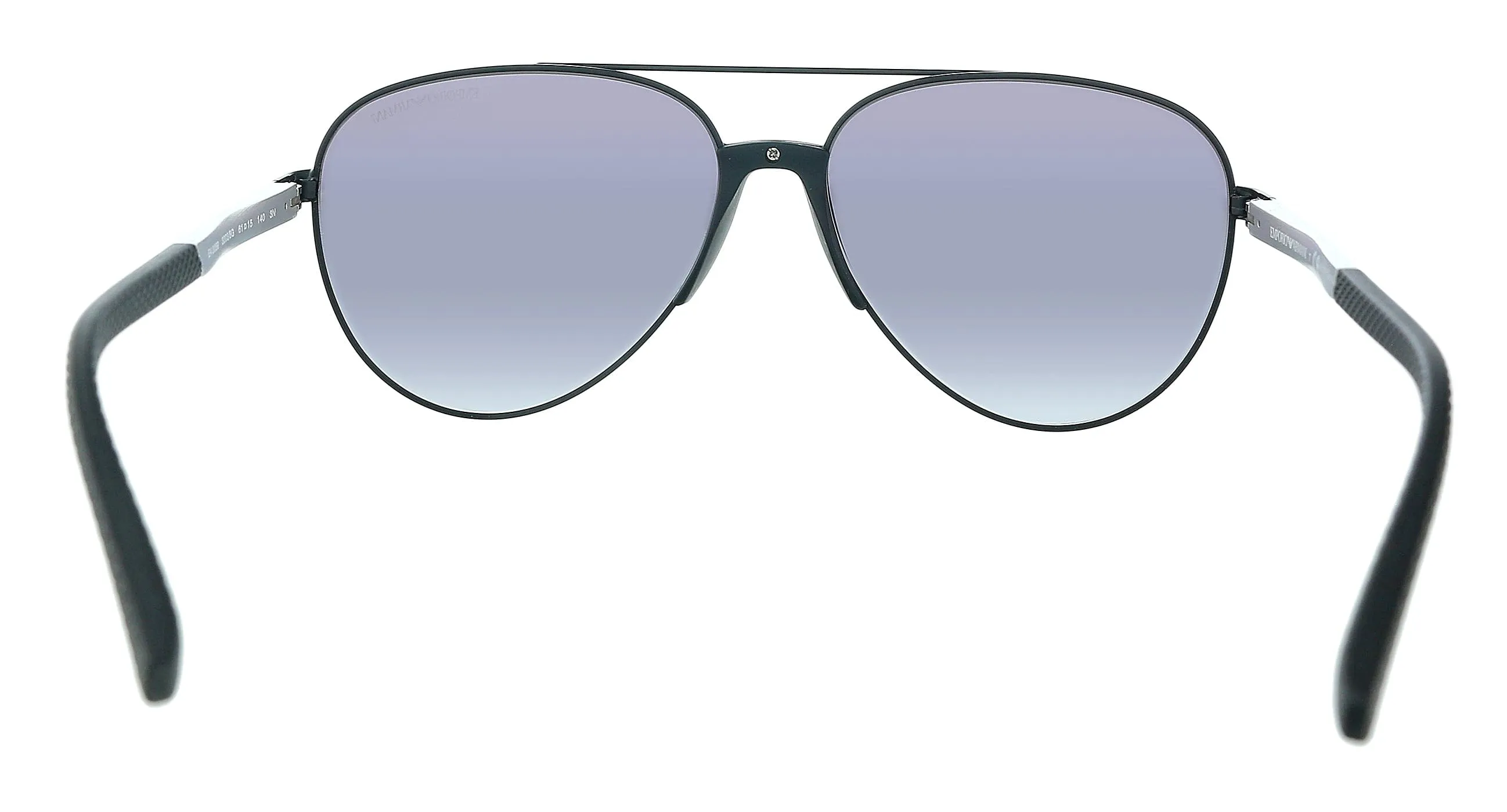 Emporio Armani 0EA2059 32038G Matte Black Aviator Sunglasses