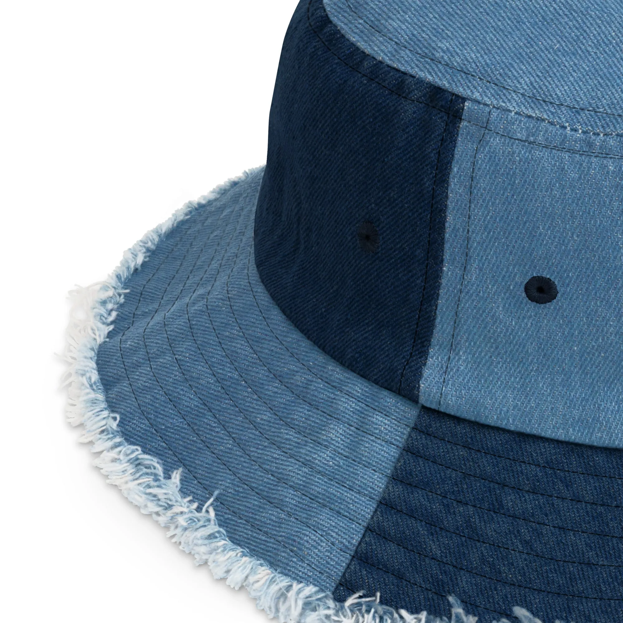 Gays For A Free Palestine Denim Bucked Hat