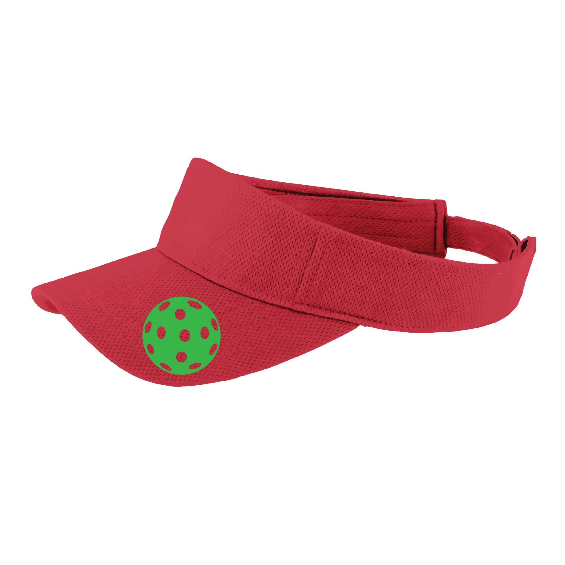 Green Pickleball (Customizable) | Pickleball Visors | Moisture Wicking 100% Polyester