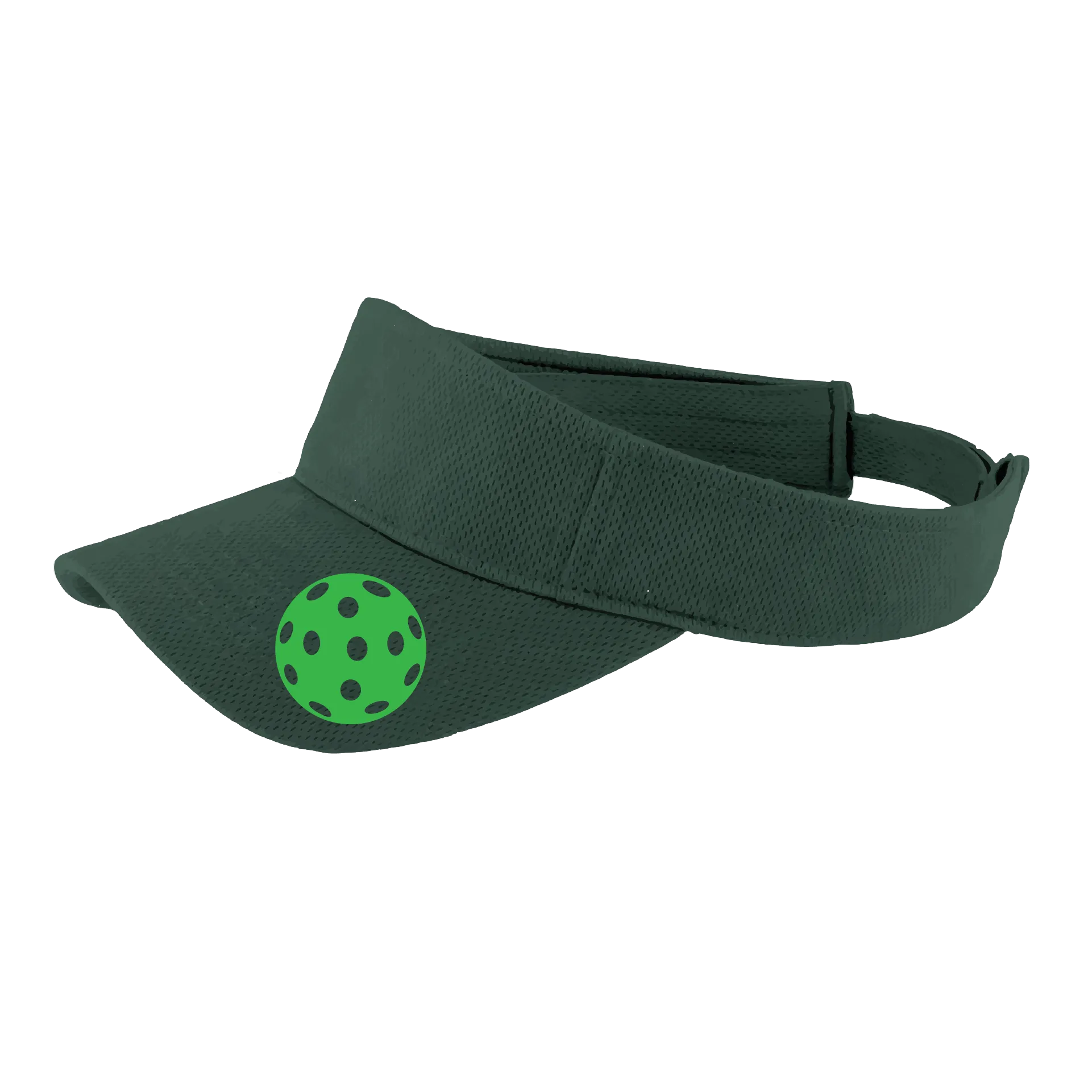 Green Pickleball (Customizable) | Pickleball Visors | Moisture Wicking 100% Polyester