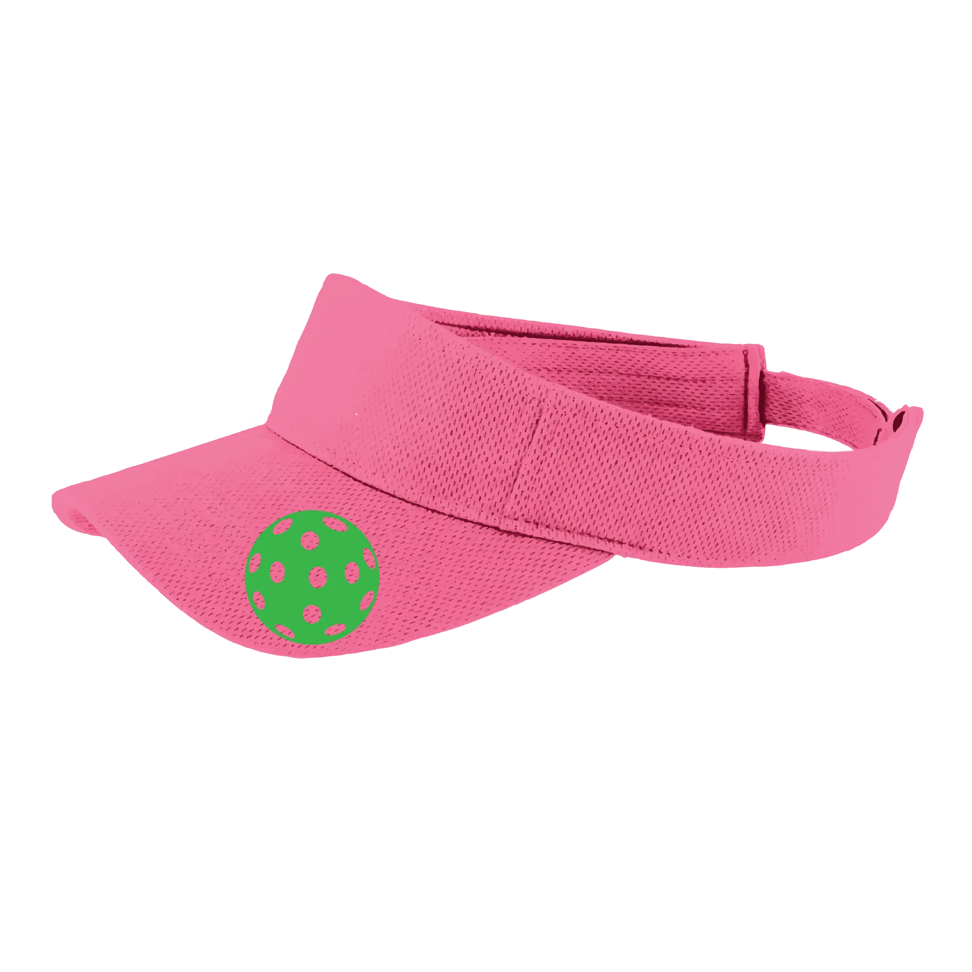Green Pickleball (Customizable) | Pickleball Visors | Moisture Wicking 100% Polyester