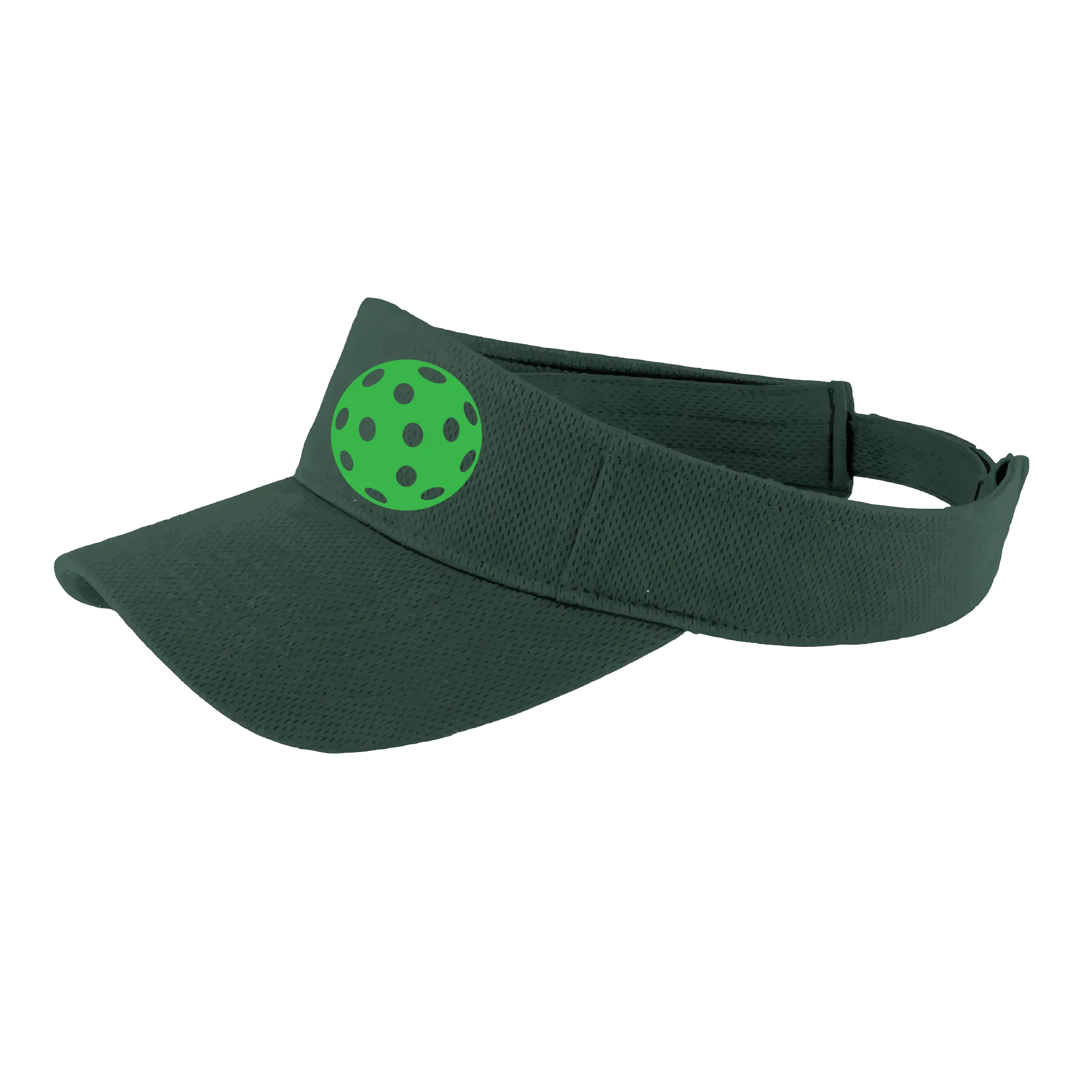 Green Pickleball (Customizable) | Pickleball Visors | Moisture Wicking 100% Polyester