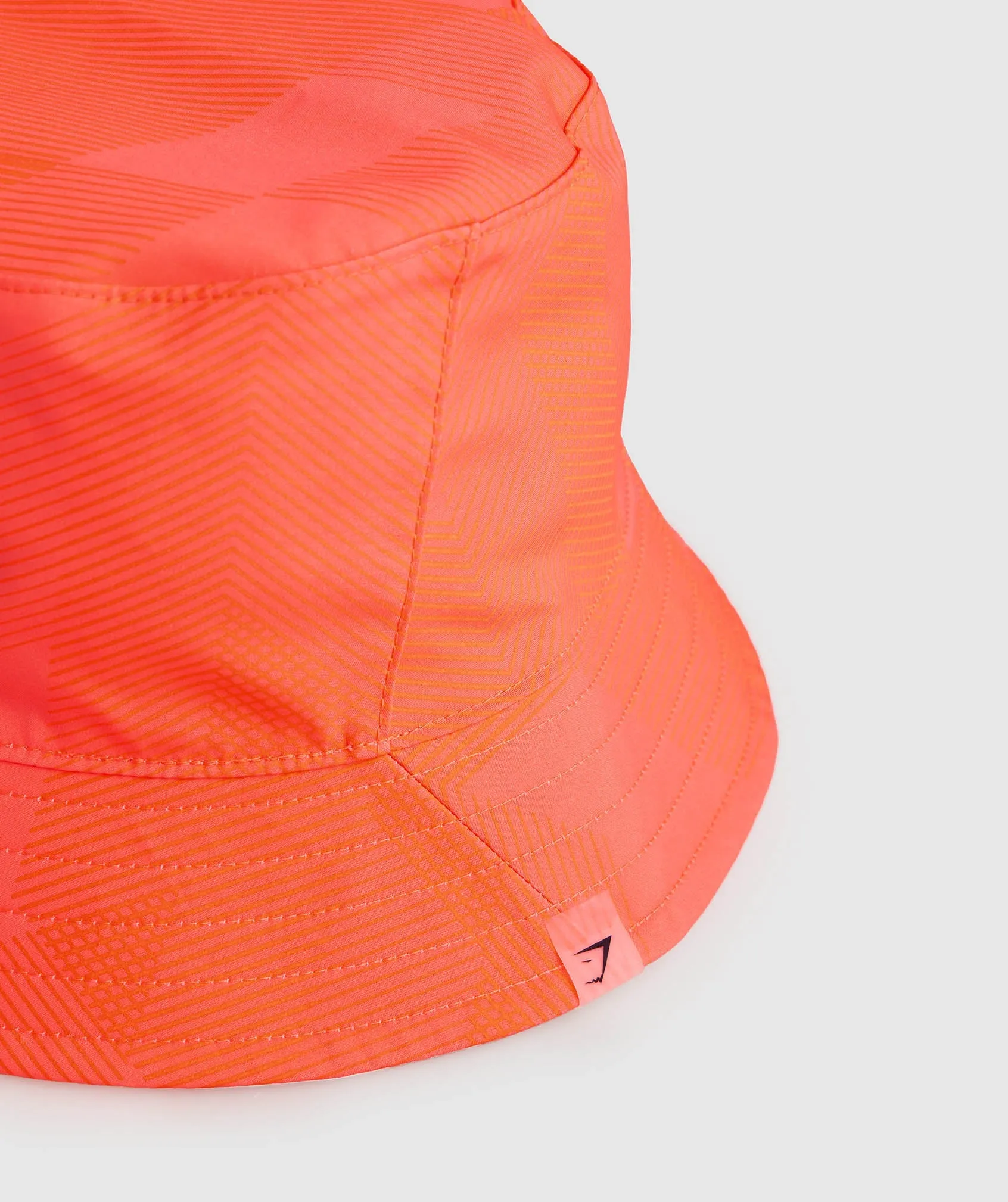 Gymshark Reversible Bucket Hat - White/Orange/Peach