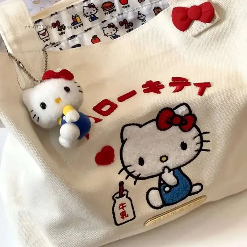 Kawaii Hello Kitty Canvas Shoulder Bag