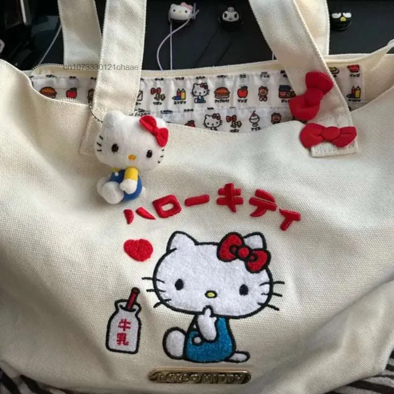 Kawaii Hello Kitty Canvas Shoulder Bag