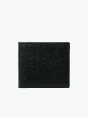 Leather Card Slot Wallet Black