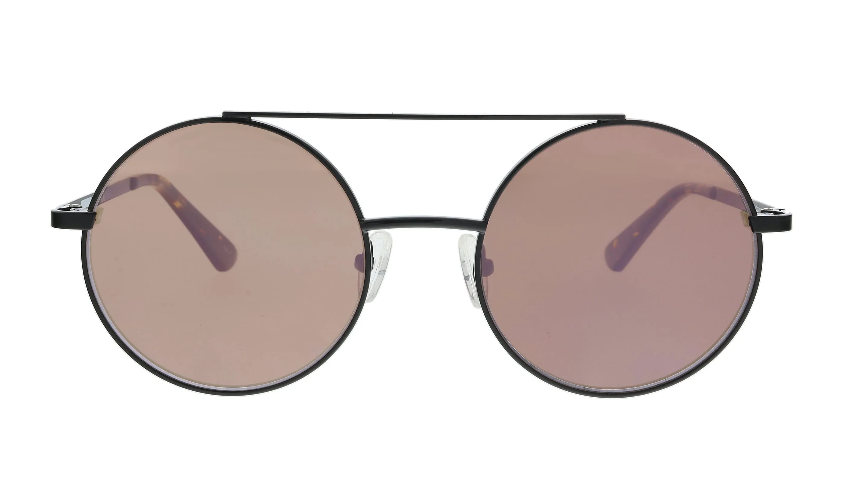 McQ MQ0138S-001 Black Round Sunglasses
