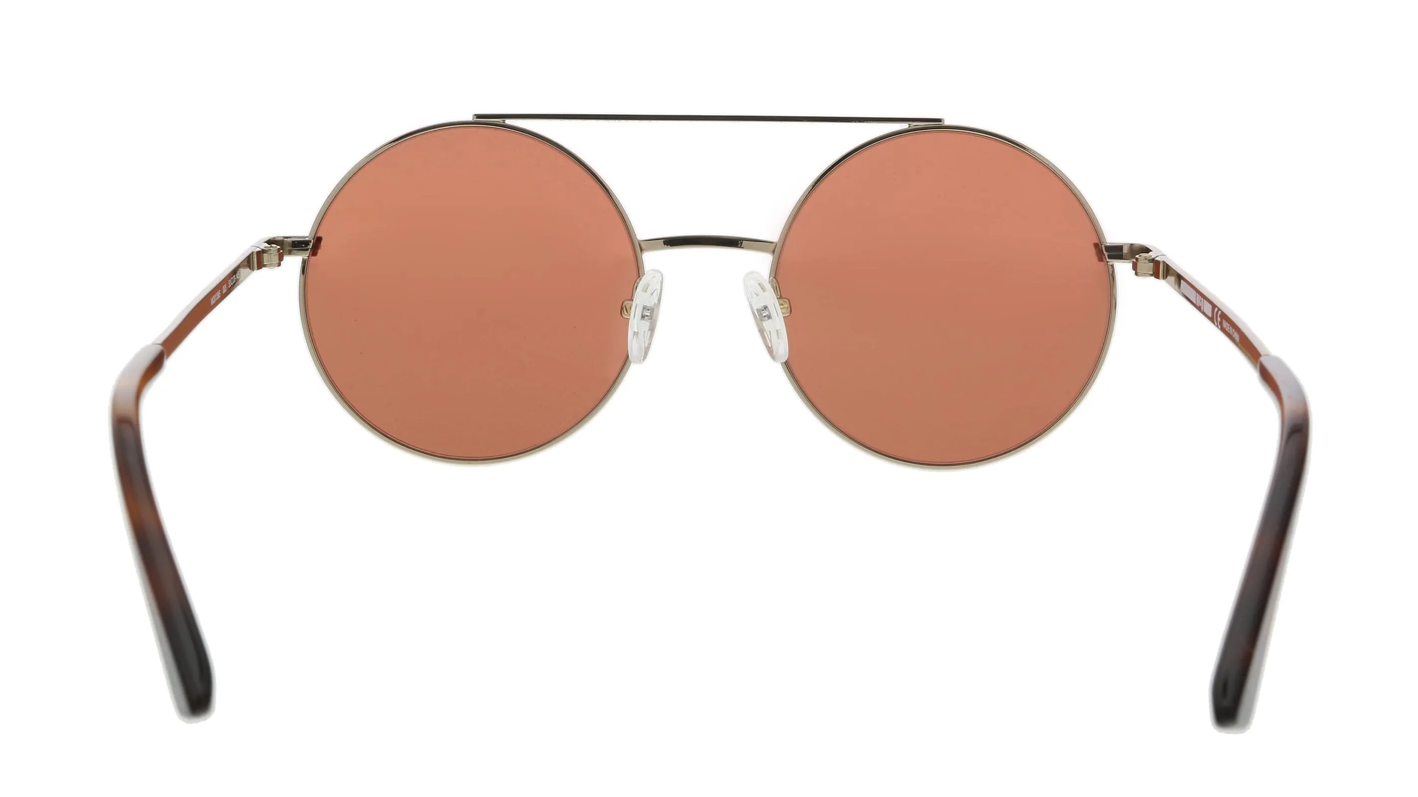 McQ MQ0138S-003 Gold Round Sunglasses