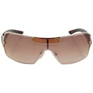 MUCHO MAS Gold/Amber Shield Sunglasses