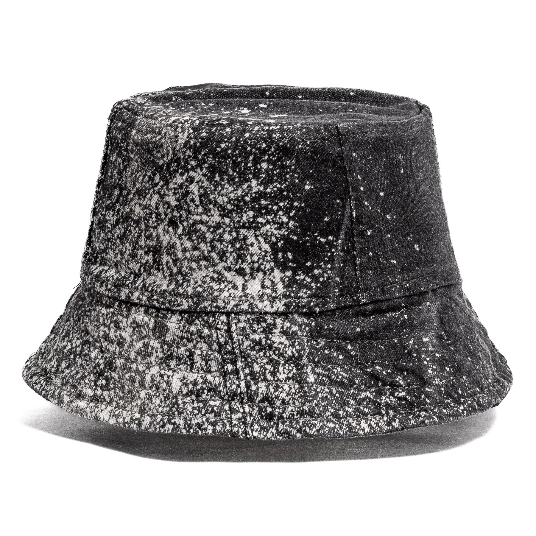 Mursaki Denim Raw Edge Bucket Hat - Rob