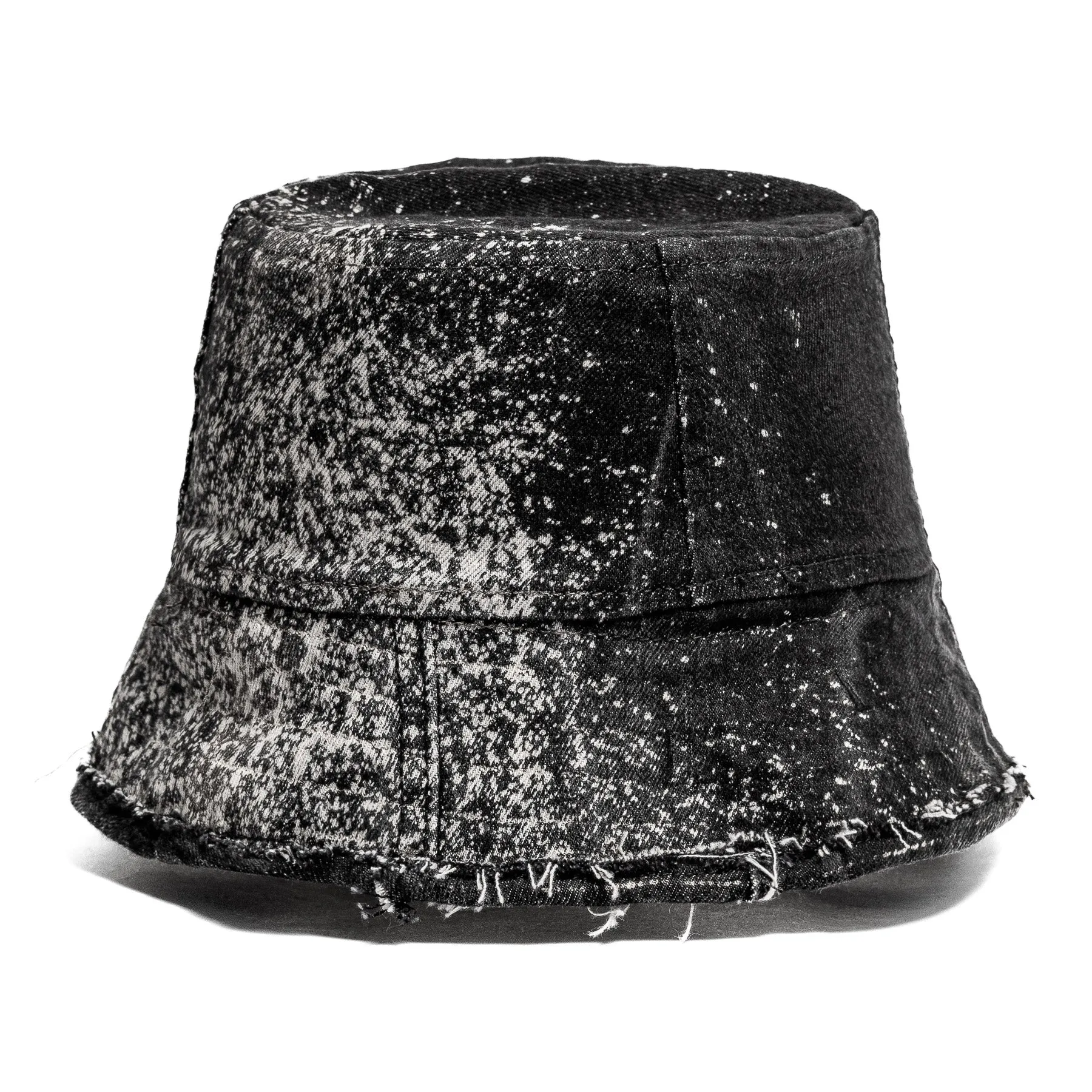 Mursaki Denim Raw Edge Bucket Hat - Rob