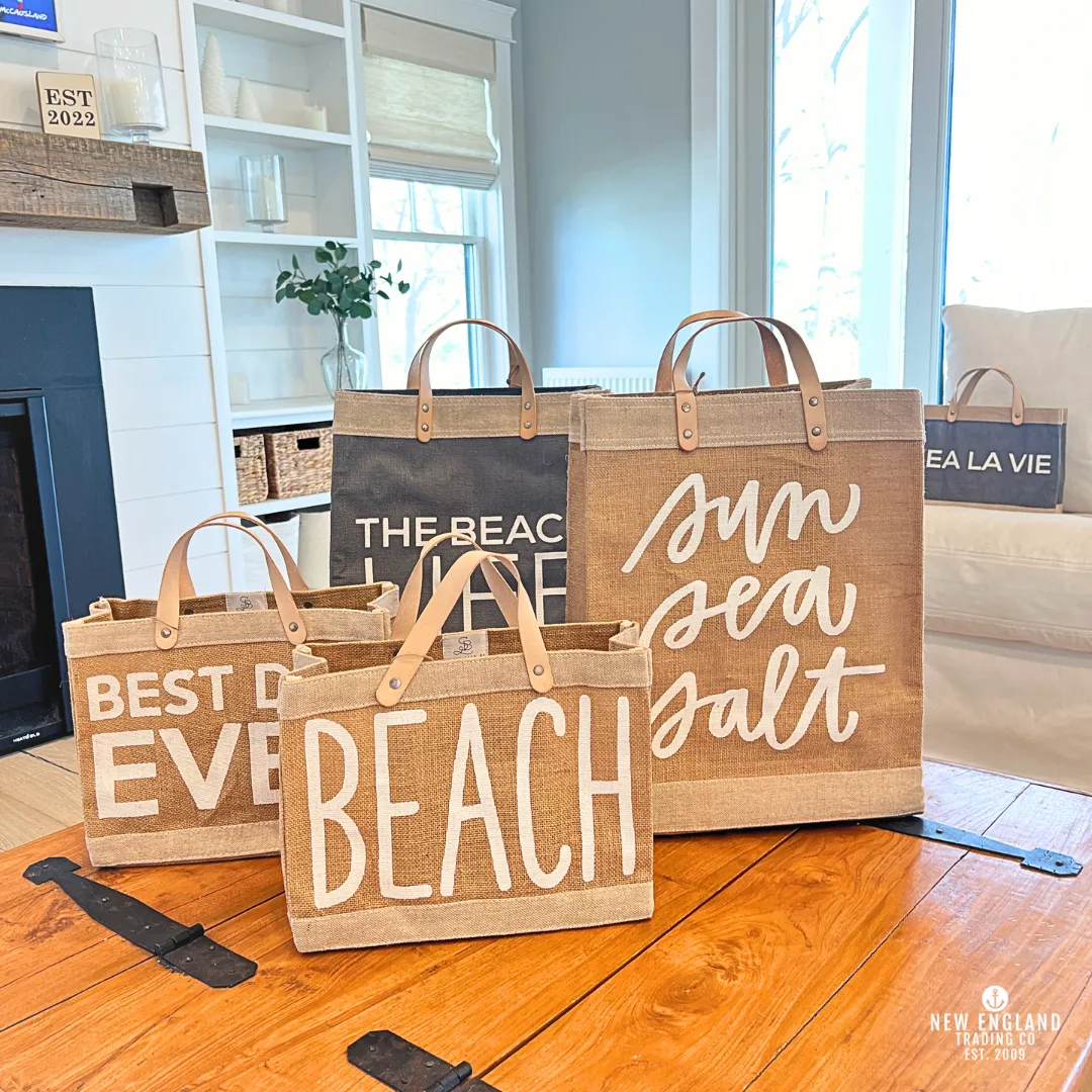 Newport Tall Market Tote, Sun Sea Salt