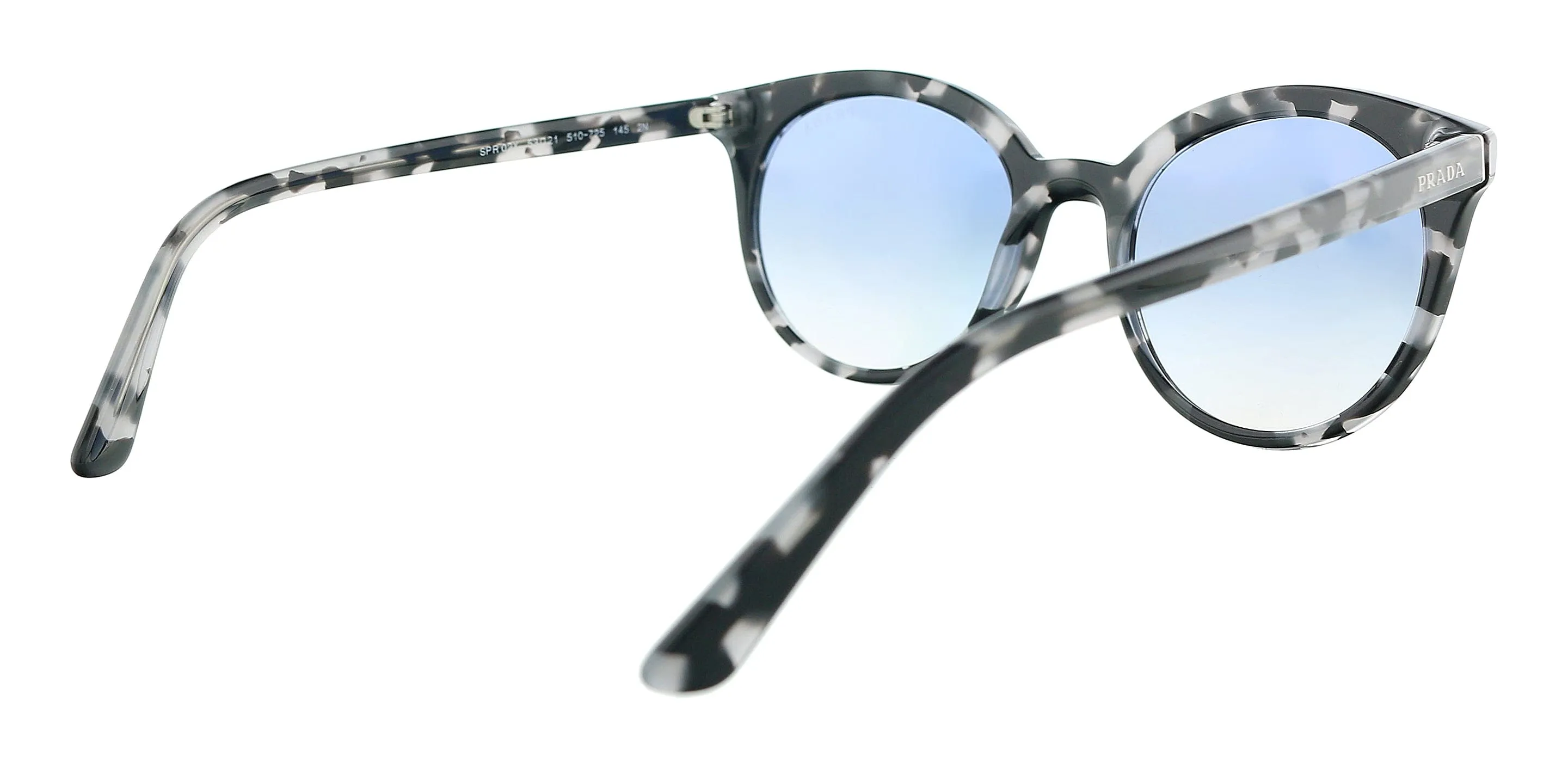 Prada 0PR 02XS 510725 Heritage Grey Havana Round Sunglasses