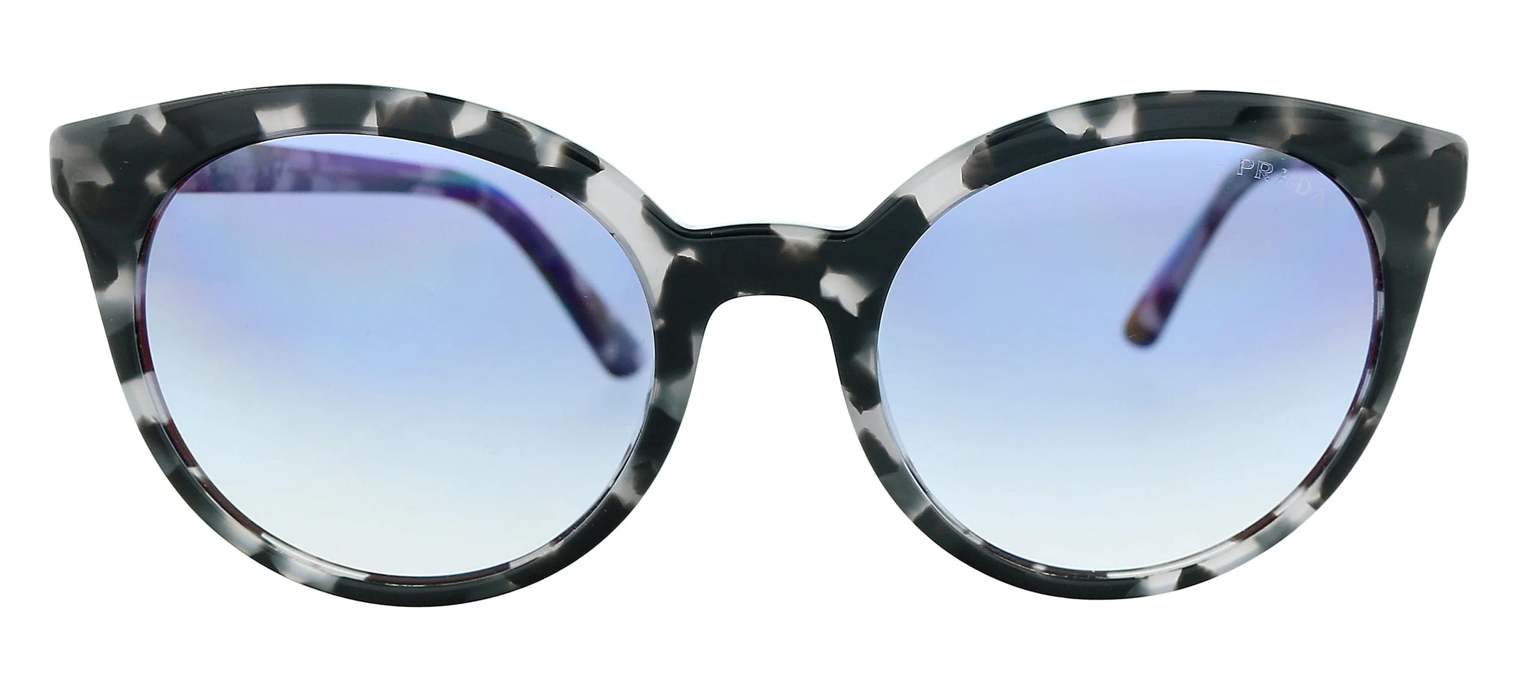Prada 0PR 02XS 510725 Heritage Grey Havana Round Sunglasses