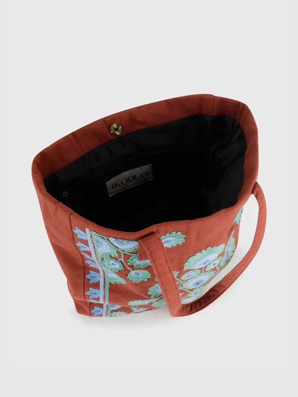 Raina Rust Tote Bag