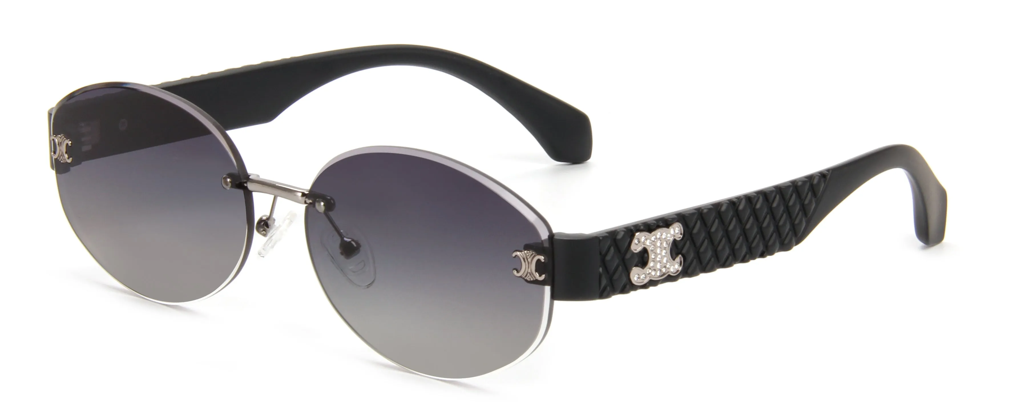 Rianova Pc Nylon Polarized Sunglasses -6026 C1 ( Black )