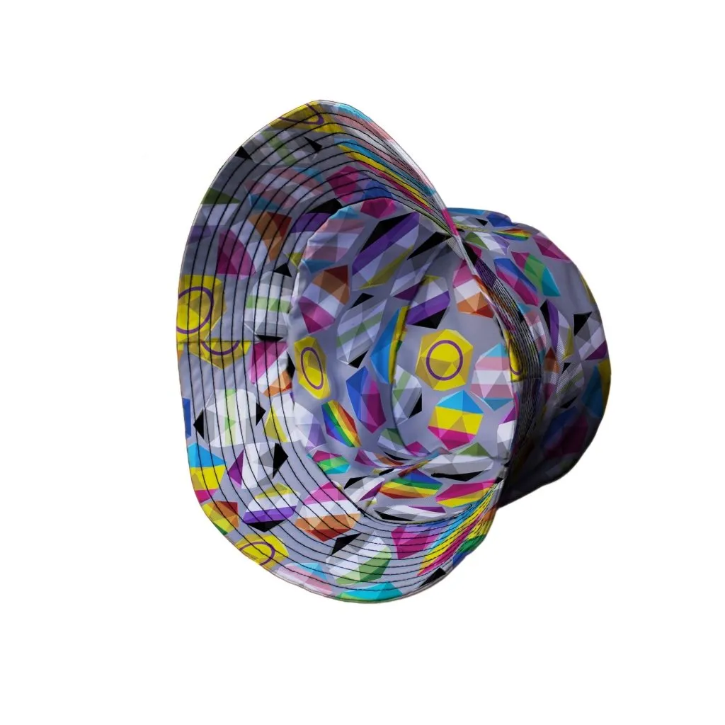 Roll with Pride LGBTQ Dice Dnd Bucket Hat