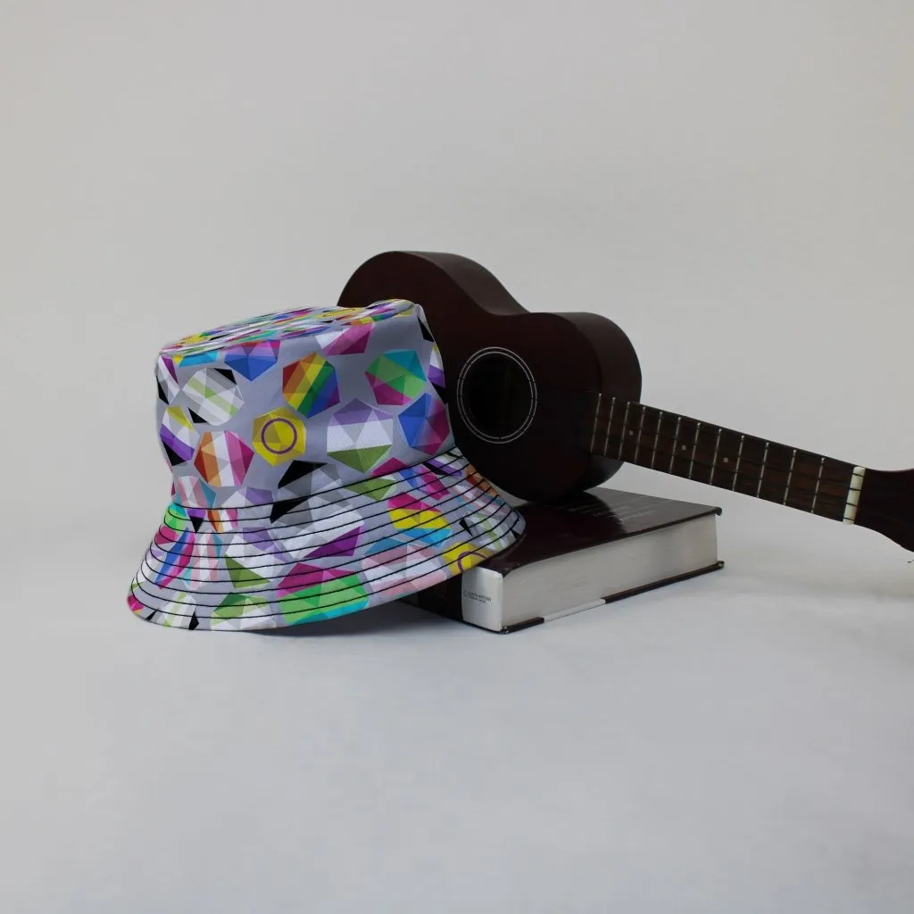 Roll with Pride LGBTQ Dice Dnd Bucket Hat