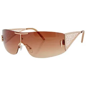 SCHMALTZ Brown Rimless Sunglasses