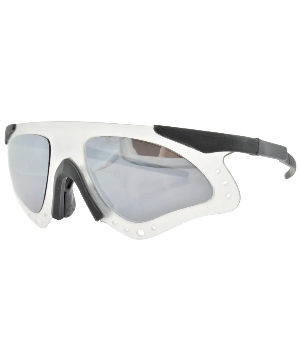 SKELLIE Frost/Mirror Sports Sunglasses