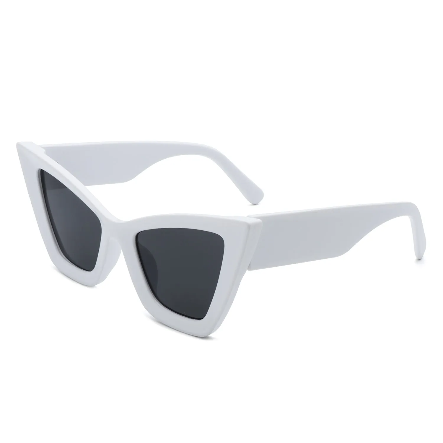 Stardaze - Retro Square High Pointed Cat Eye Sunglasses