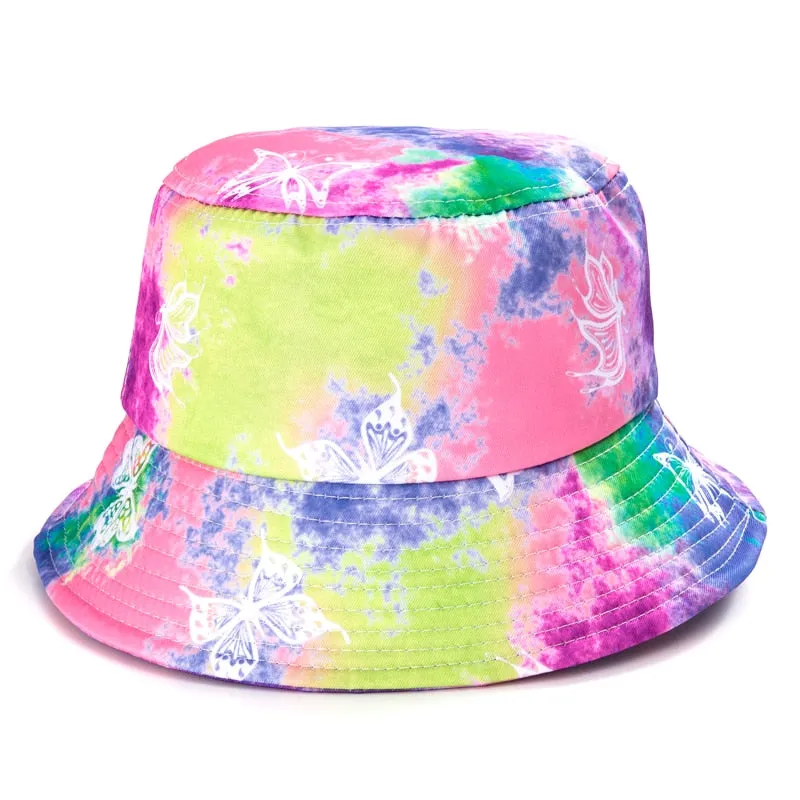 Summer Cartoons Graffiti Bucket Hat For Women Men Outdoor Foldable Bob Fisherman Hat Girls Boys Gorros Panama eSun Hat