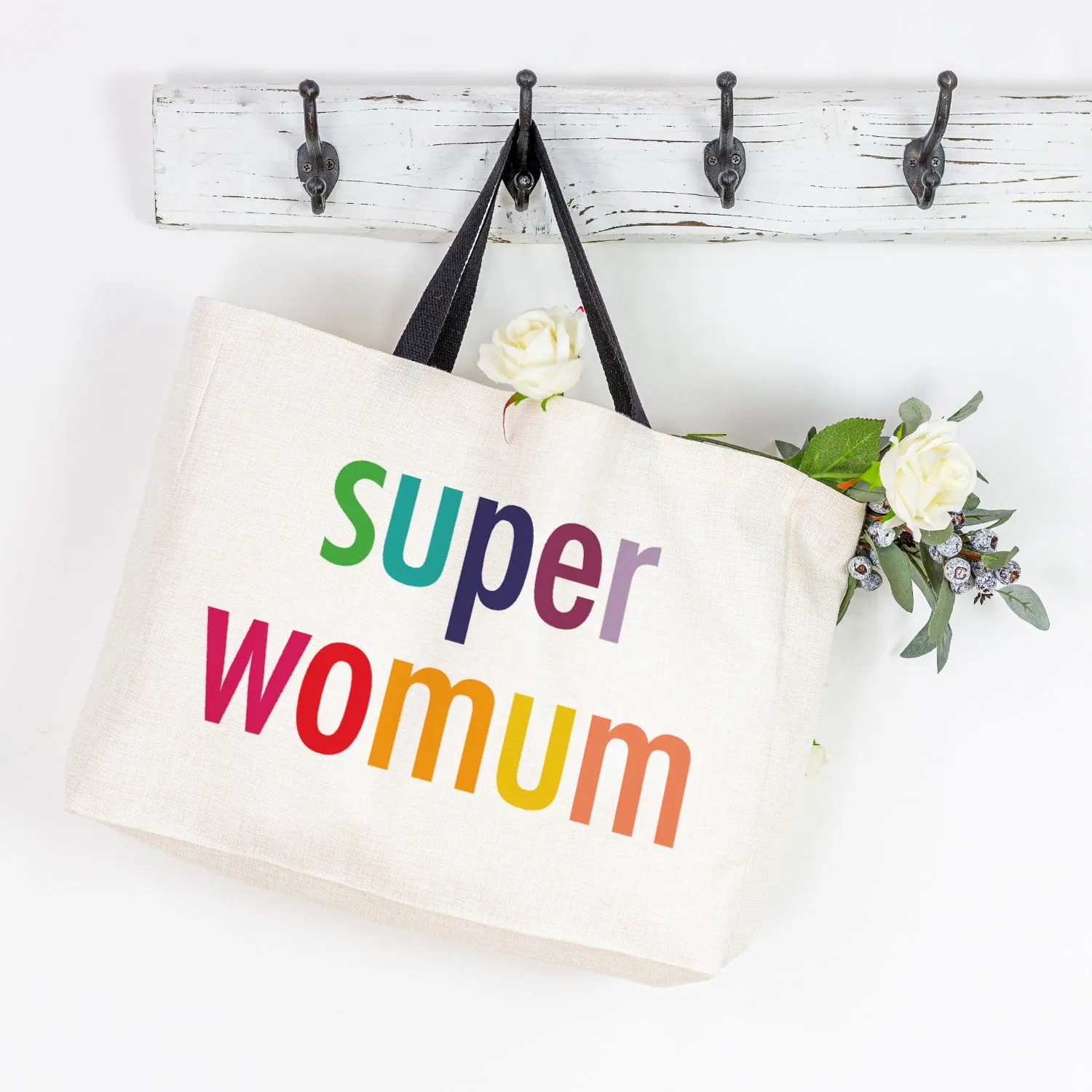 Super Womum Large Tote Bag