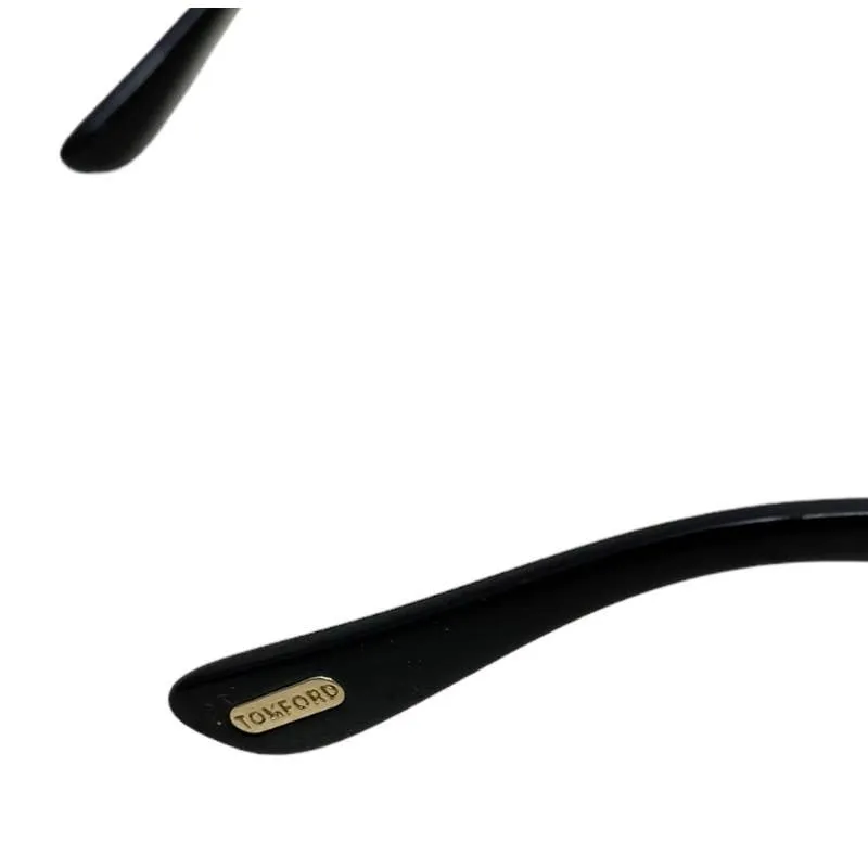 Tom Ford Half Rim Metal Acetate Sunglasses TF544-K 01D 56 20 145 New