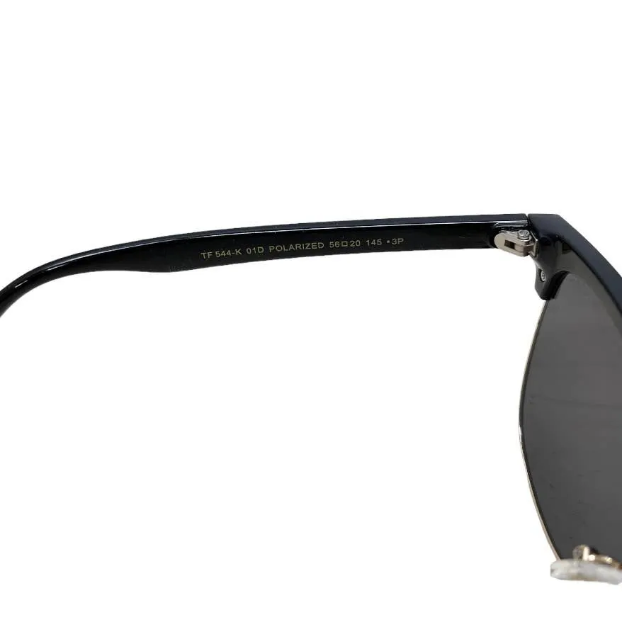 Tom Ford Half Rim Metal Acetate Sunglasses TF544-K 01D 56 20 145 New