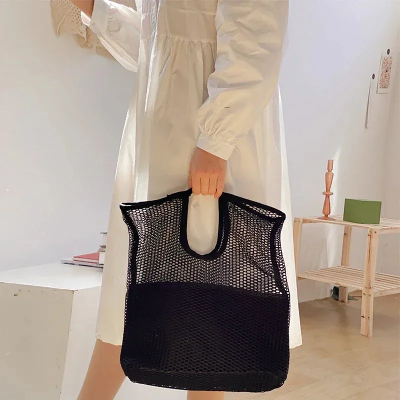 UAKISS  -  Original Summer Women Handbag Classic Shopping Bags Sweet Style Ladies Beach Bag Simple Design Large Tote Female Handbags