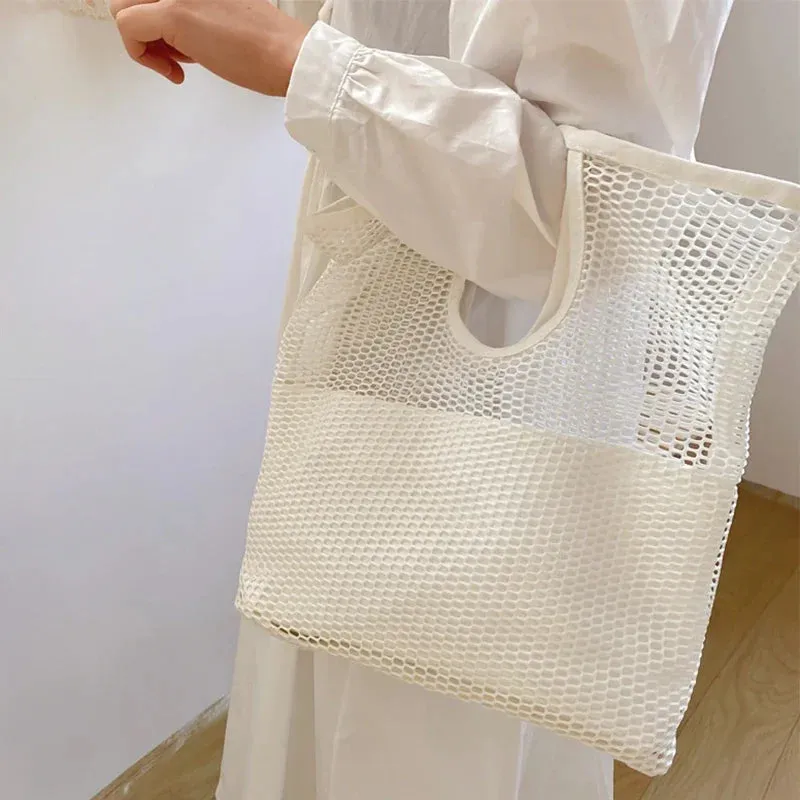 UAKISS  -  Original Summer Women Handbag Classic Shopping Bags Sweet Style Ladies Beach Bag Simple Design Large Tote Female Handbags