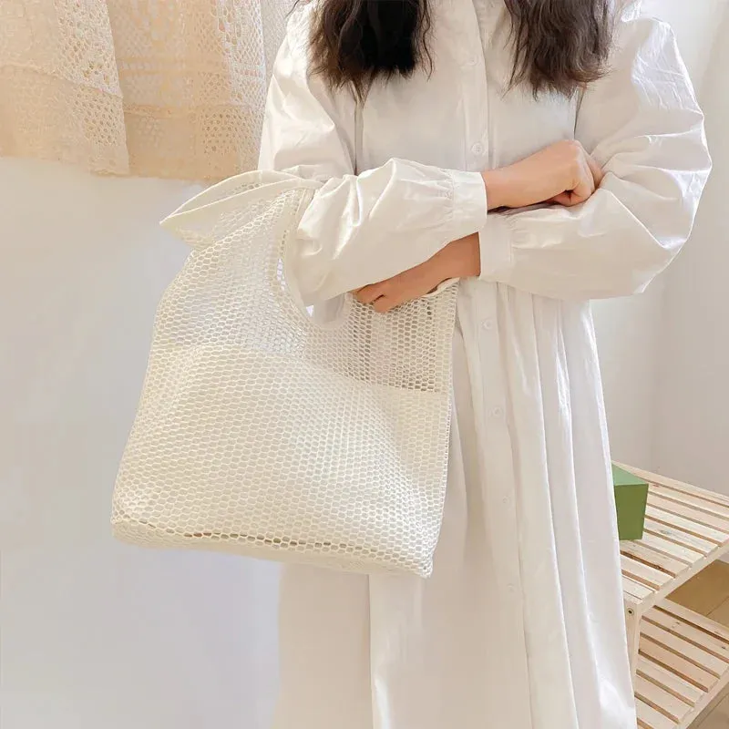 UAKISS  -  Original Summer Women Handbag Classic Shopping Bags Sweet Style Ladies Beach Bag Simple Design Large Tote Female Handbags