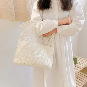 UAKISS  -  Original Summer Women Handbag Classic Shopping Bags Sweet Style Ladies Beach Bag Simple Design Large Tote Female Handbags