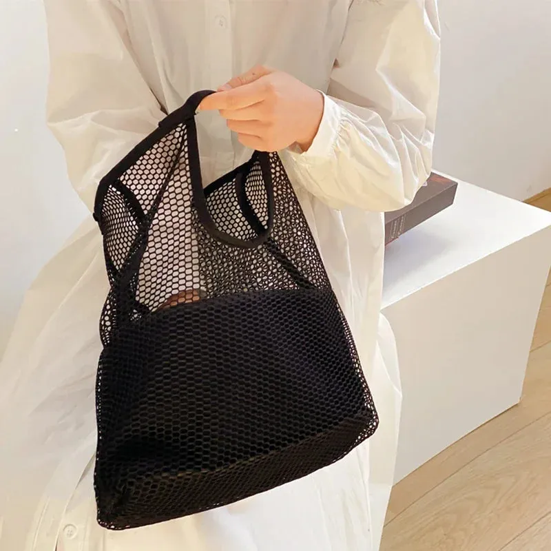 UAKISS  -  Original Summer Women Handbag Classic Shopping Bags Sweet Style Ladies Beach Bag Simple Design Large Tote Female Handbags